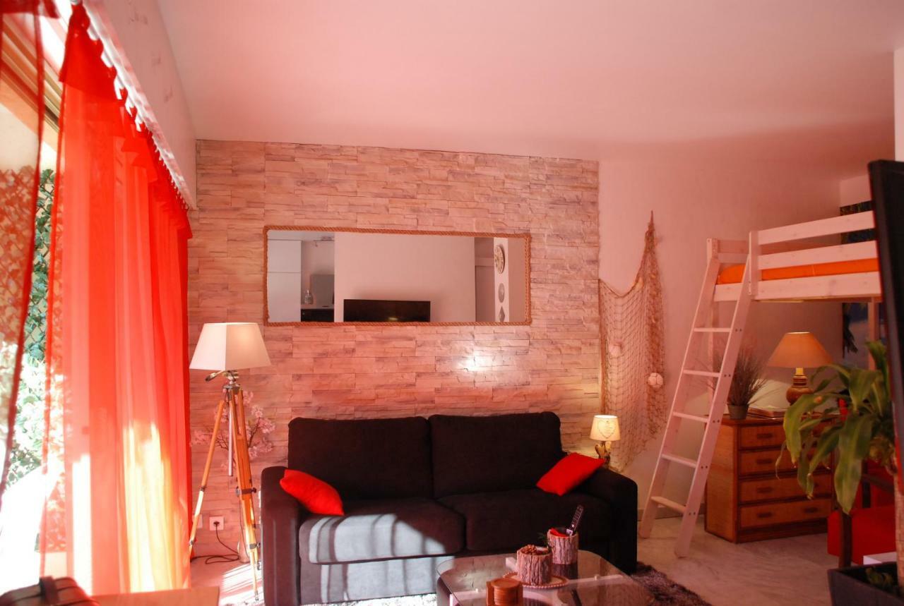 Studio - Juan Les Pins - Proximite Plages Antibes Exterior foto